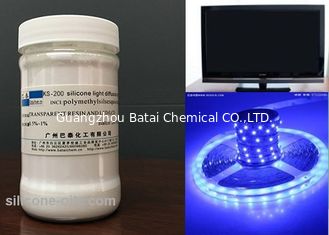 एलईडी लाइट डिफ्यूज़र शीट के लिए प्लास्टिक ग्रेड सिलिकॉन लाइट डिफ्यूजिंग पाउडर पॉलीमेथाइलसिल्सक्विओक्सेन