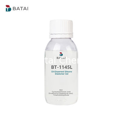 BT-9145 दैनिक रसायनों के लिए सिलिकॉन इलास्टोमर मिश्रण गैर-तेलदार भावना और लंबे समय तक चलने वाली चिकनाई के साथ CAS 541-02-6