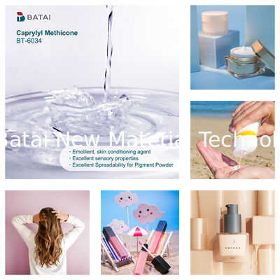 फाउंडेशन के लिए अच्छी फैलने की क्षमता के साथ सिलिकॉन INCI कैप्रिलिल मेथीकोन ऑक्टाइलट्रिमेथिकोन को घोलना
