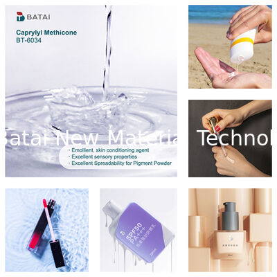 फाउंडेशन के लिए अच्छी फैलने की क्षमता के साथ सिलिकॉन INCI कैप्रिलिल मेथीकोन ऑक्टाइलट्रिमेथिकोन को घोलना